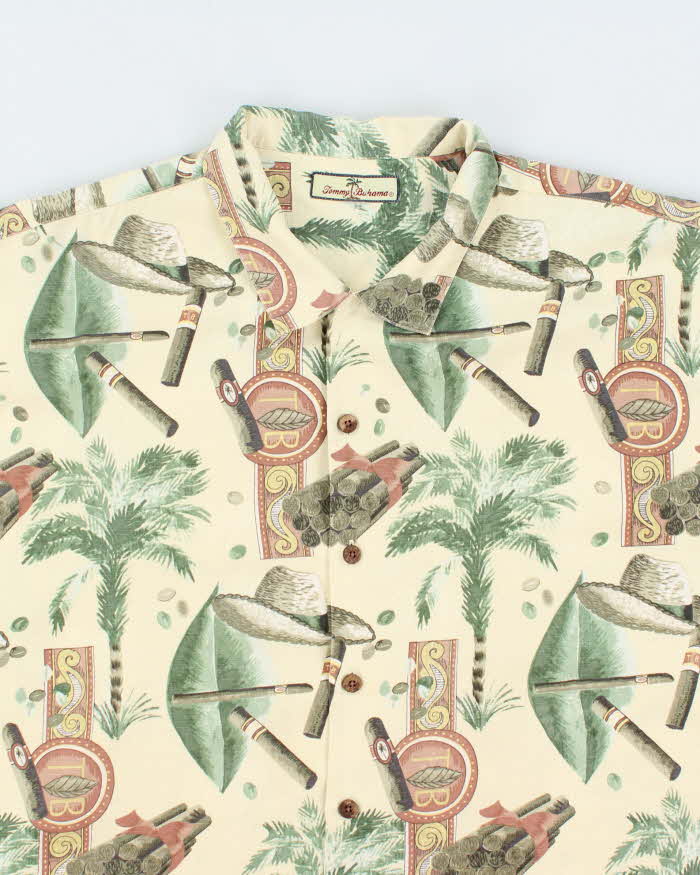 Vintage Tommy Bahama Oversized All Over Print Hawaiian Shirt - XXL