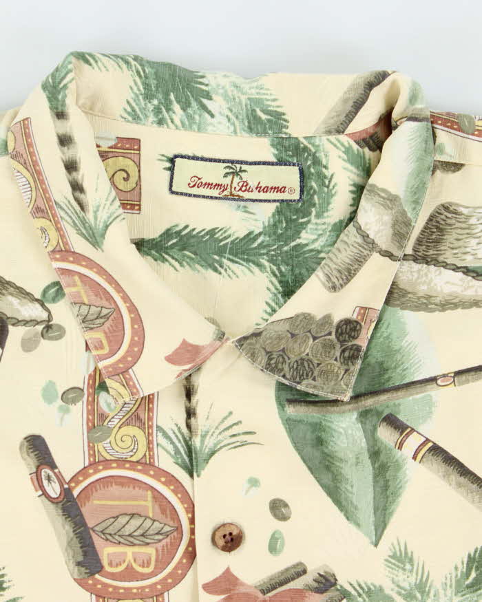 Vintage Tommy Bahama Oversized All Over Print Hawaiian Shirt - XXL