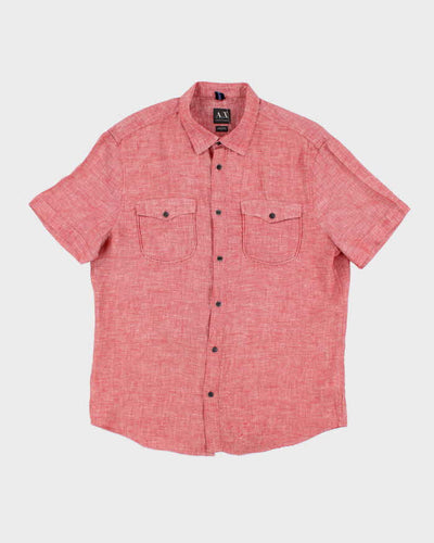Vintage Armani Exchange Lightweight Short Sleeve Shirt - L