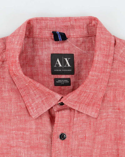 Vintage Armani Exchange Lightweight Short Sleeve Shirt - L