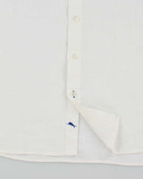 Vintage Tommy Bahama Oversized Checked White Hawaiian Shirt - XL