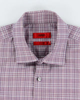 Vintage 2000's Hugo Boss Slim Fit Checked Long Sleeve Shirt - M