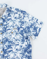 Vintage 2000's Eddie Bauer Patterned Short Sleeve Shirt - L