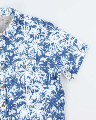 Vintage 2000's Eddie Bauer Patterned Short Sleeve Shirt - L