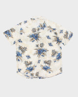 Vintage 2000's Point Zero Floral Print Hawaiian Shirt - M