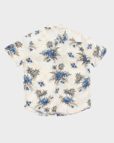Vintage 2000's Point Zero Floral Print Hawaiian Shirt - M
