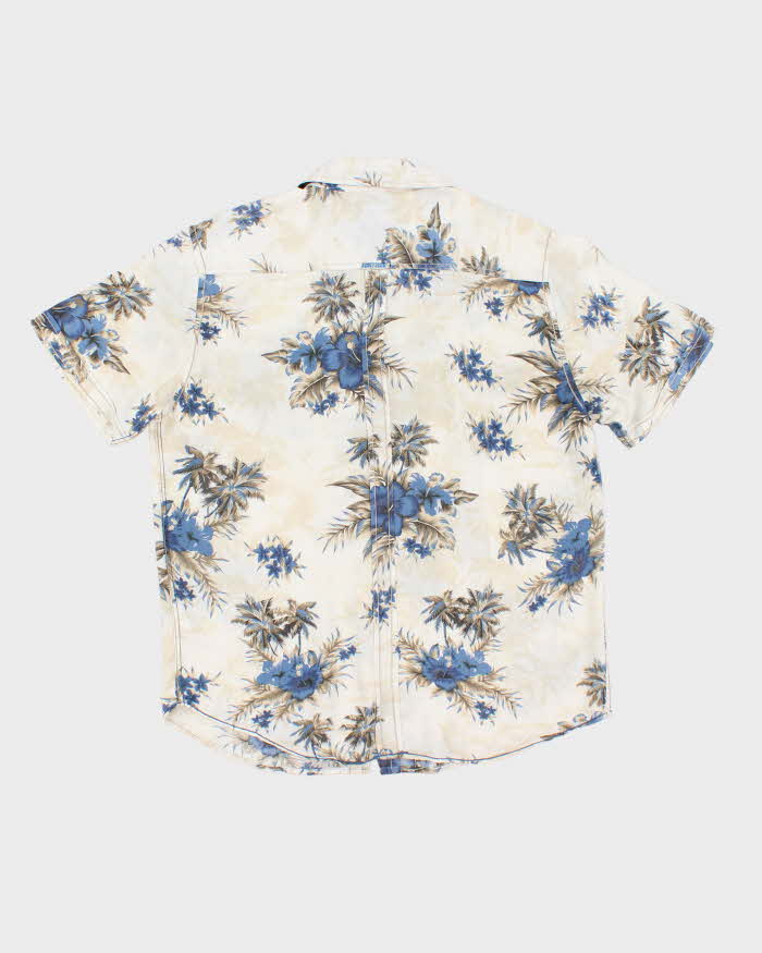 Vintage 2000's Point Zero Floral Print Hawaiian Shirt - M