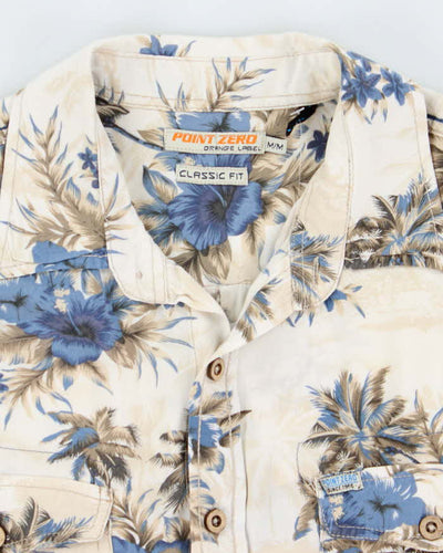 Vintage 2000's Point Zero Floral Print Hawaiian Shirt - M