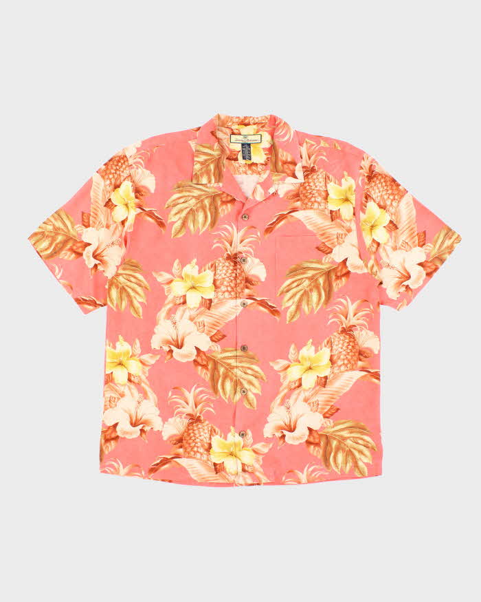 Vintage Tommy Bahama Oversized Hawaiian Silk Shirt - M