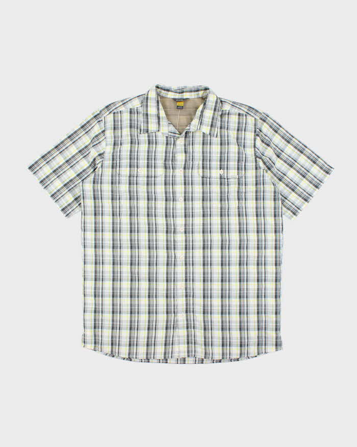 Vintage 00s Eddie Bauer Check Short Sleeve Shirt - L