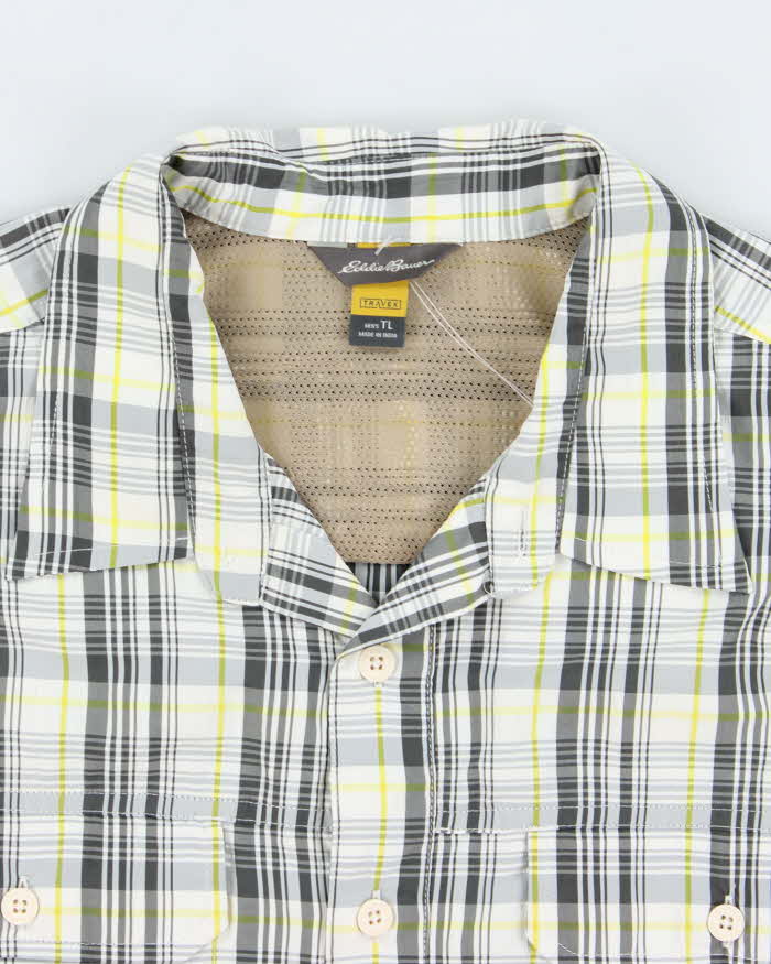 Vintage 00s Eddie Bauer Check Short Sleeve Shirt - L