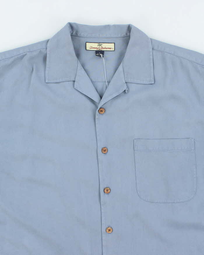 Vintage Tommy Bahama Oversized Hawaiian Silk Blend Shirt - M