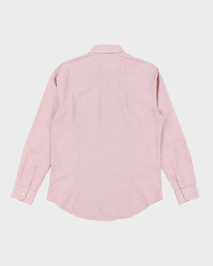 Vintage Armani Collezoni Check Long Sleeve Shirt - L