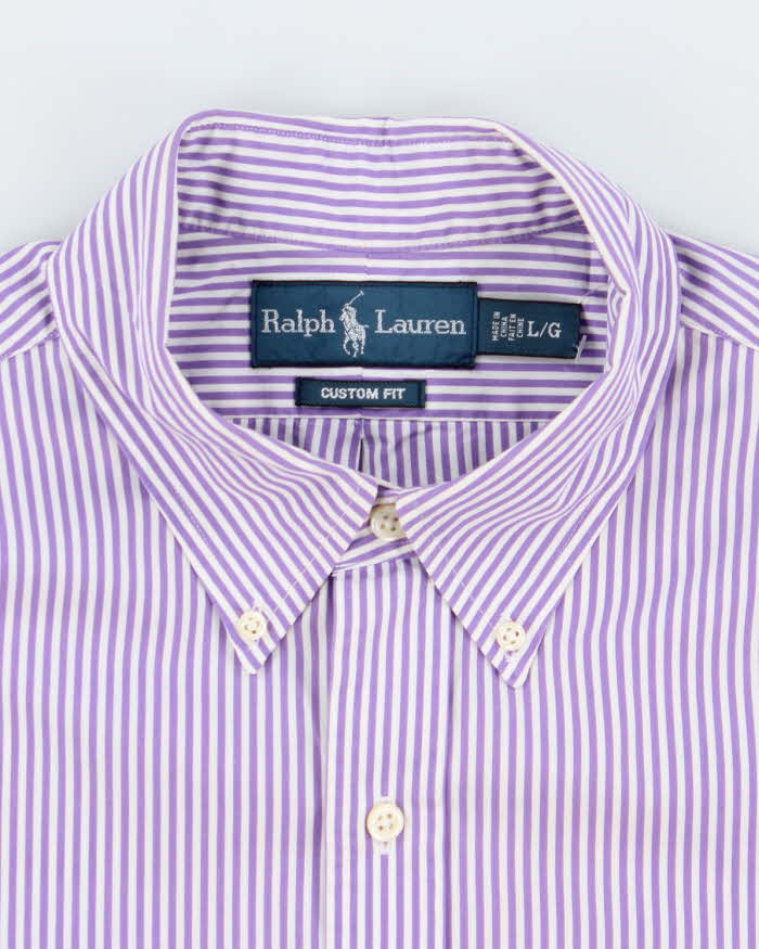 Vintage Ralph Lauren Stripe Long Sleeve Shirt - L