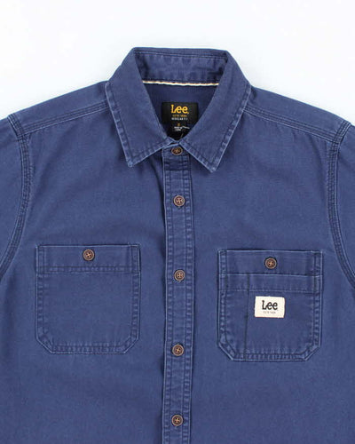 Vintage 90's Lee Heavyweight Long Sleeve Button Up Shirt - S