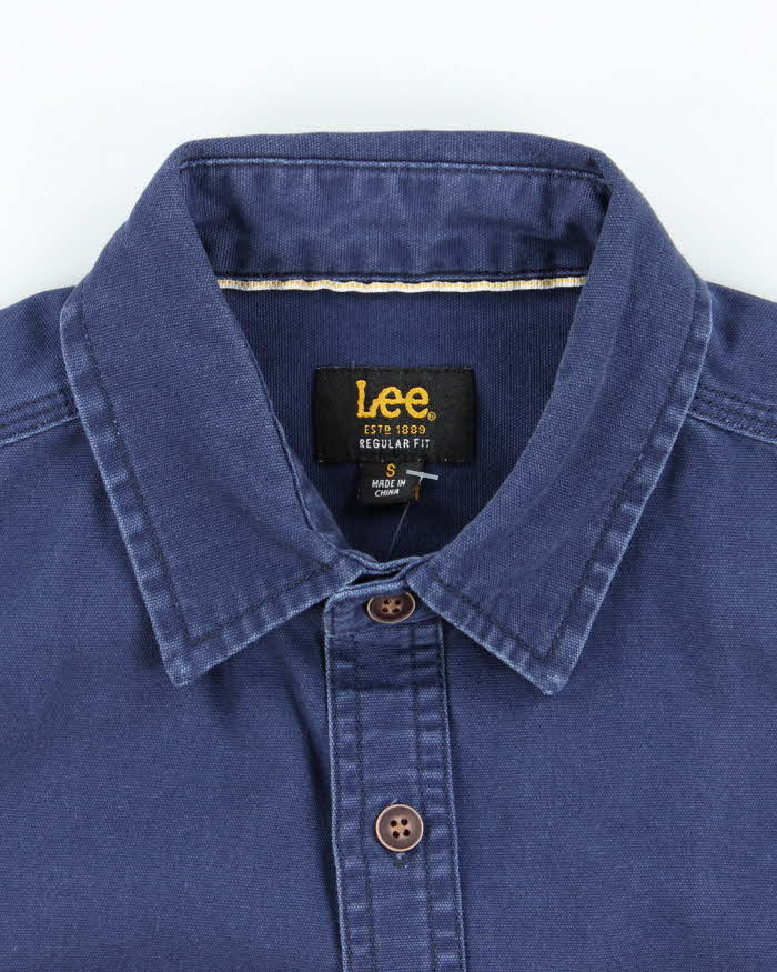 Vintage 90's Lee Heavyweight Long Sleeve Button Up Shirt - S