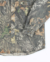 Vintage 2000's Mossy Oak Camouflage Heavyweight Long Sleeve Shirt - L