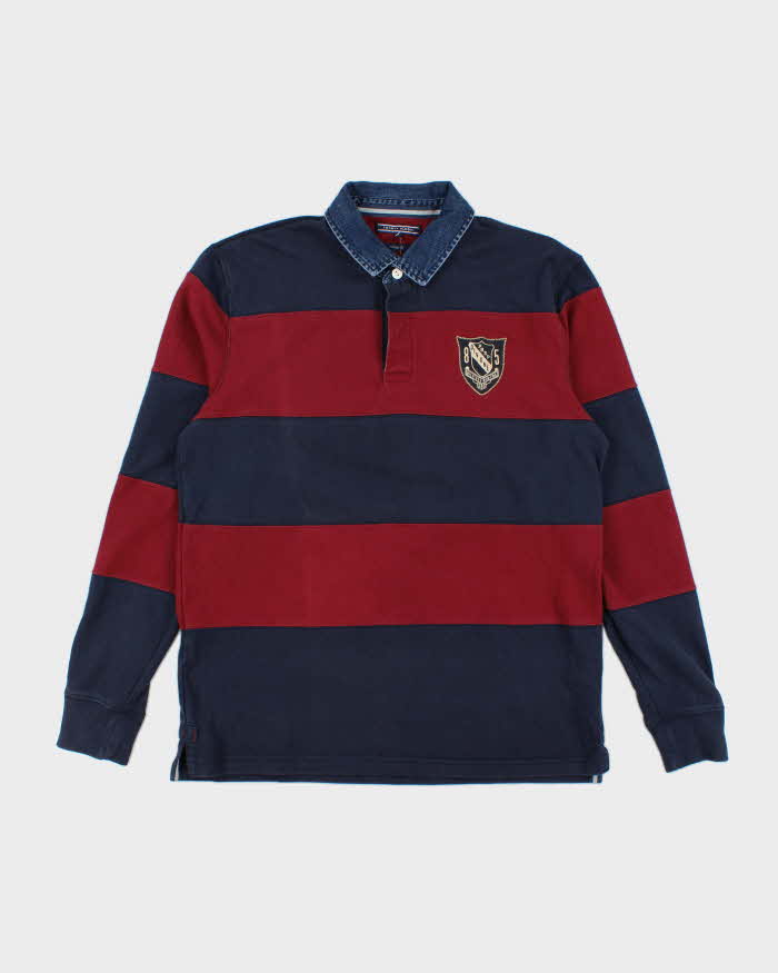 Men's 1990s Tommy Hilfiger Striped Shirt - XL
