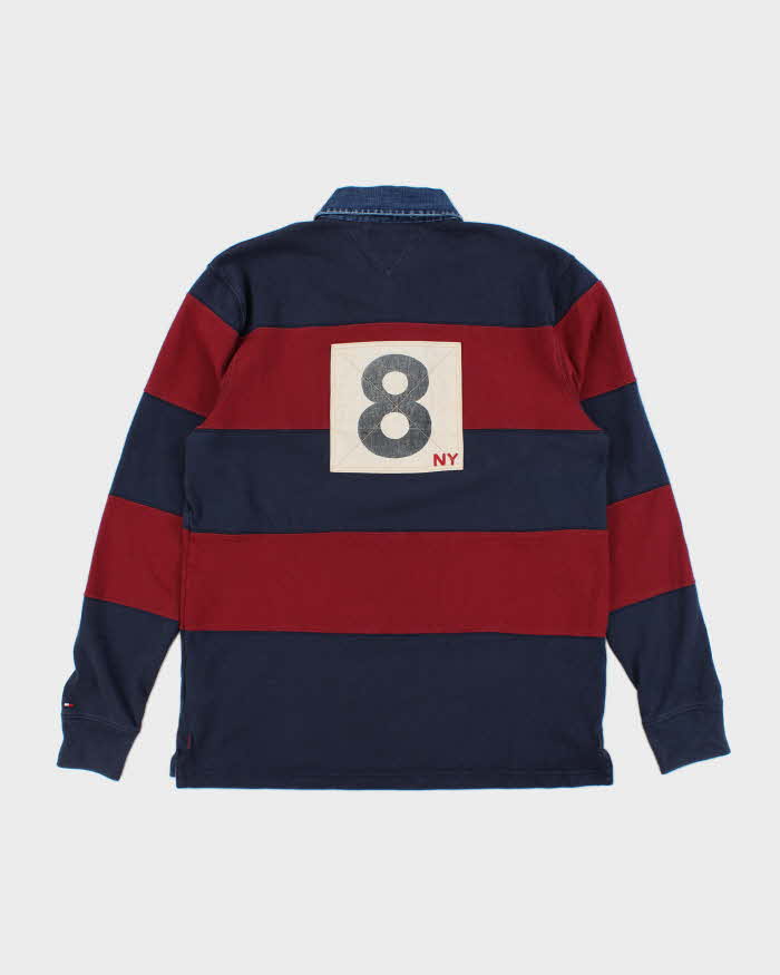 Men's 1990s Tommy Hilfiger Striped Shirt - XL