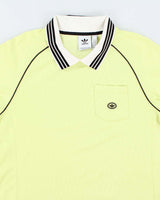 Men's Adidas Light Yellow Sports Jersey - L