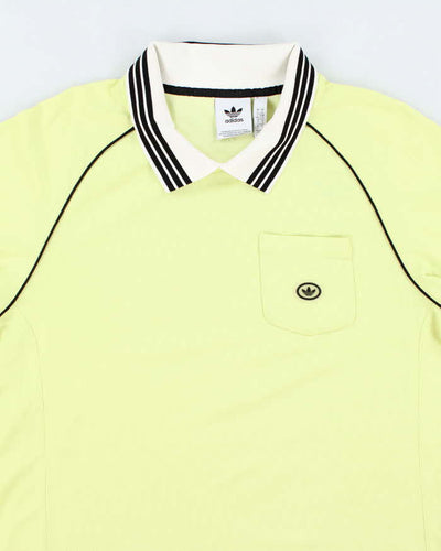 Men's Adidas Light Yellow Sports Jersey - L