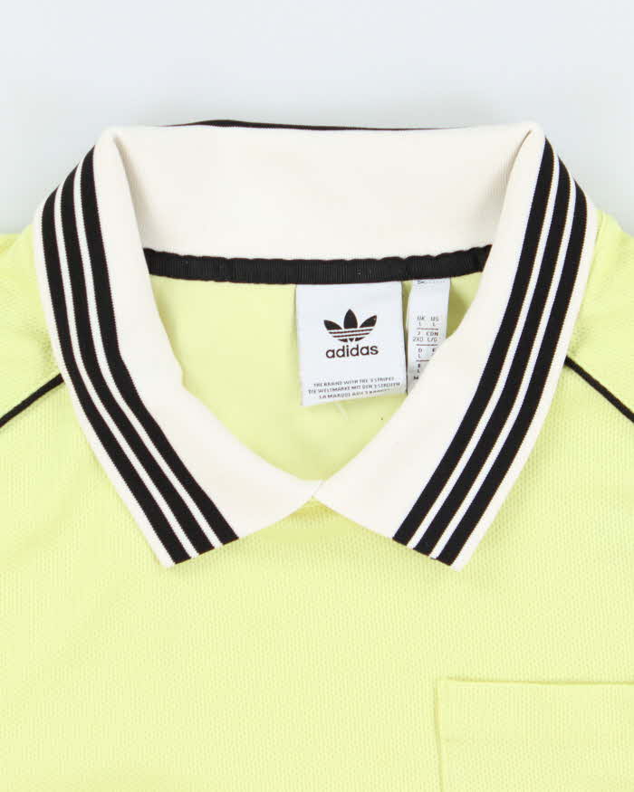 Men's Adidas Light Yellow Sports Jersey - L