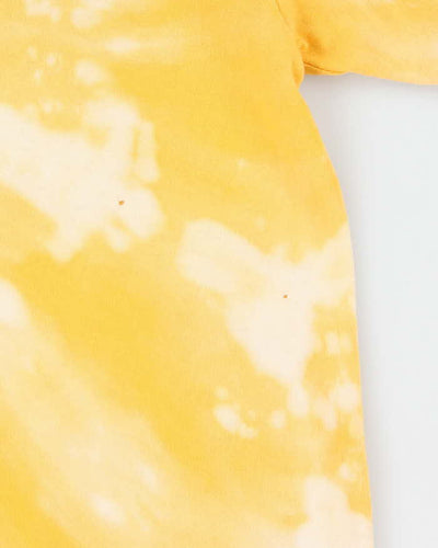 Men's Butler Demon Print Yellow Tie Dye Long Sleeve T-Shirt - M