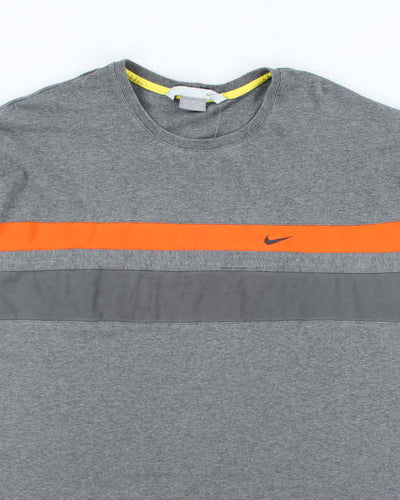 Men's Nike Grey Long Sleeve T-Shirt - XXL