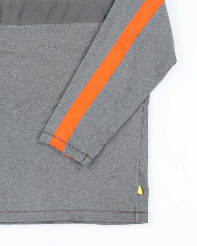 Men's Nike Grey Long Sleeve T-Shirt - XXL