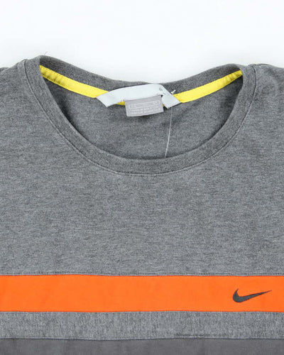 Men's Nike Grey Long Sleeve T-Shirt - XXL