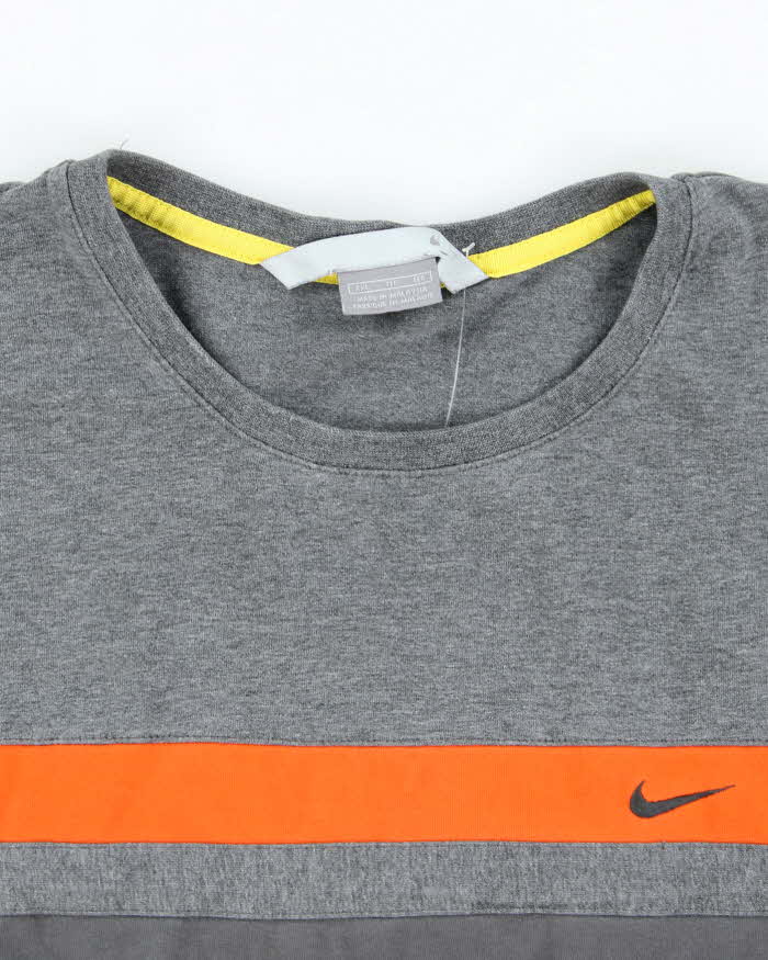 Men's Nike Grey Long Sleeve T-Shirt - XXL