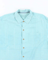 Men's Tommy Bahama Turquoise Hawaiian Shirt - XL