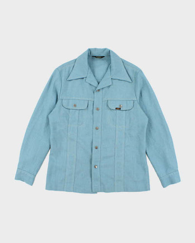 Lee Vintage 1907s Light Blue Snap Button Work Shirt - M