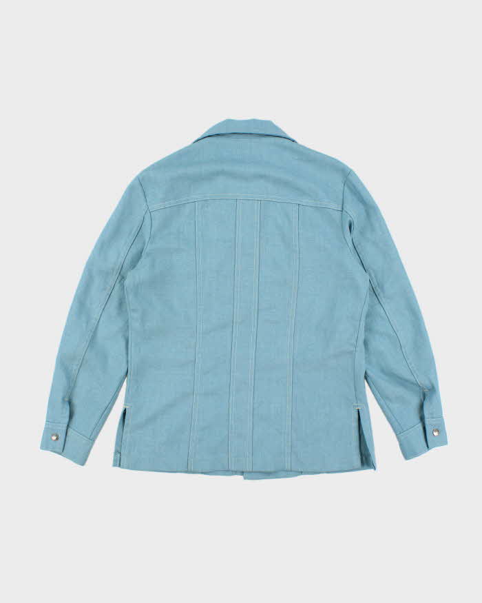 Lee Vintage 1907s Light Blue Snap Button Work Shirt - M