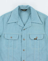 Lee Vintage 1907s Light Blue Snap Button Work Shirt - M