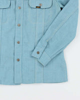 Lee Vintage 1907s Light Blue Snap Button Work Shirt - M