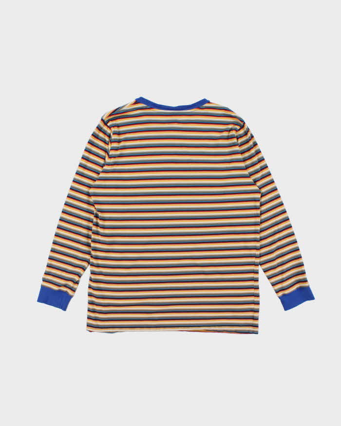 Vintage 1990s Supreme Striped T-Shirt - L