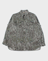 Vintage 90's Cabelas Heavyweight Realtree Camouflage Long Sleeved Shirt - XL