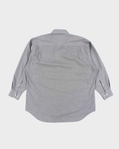 Vintage 90's Christian Dior Striped Long Sleeve Shirt - XL