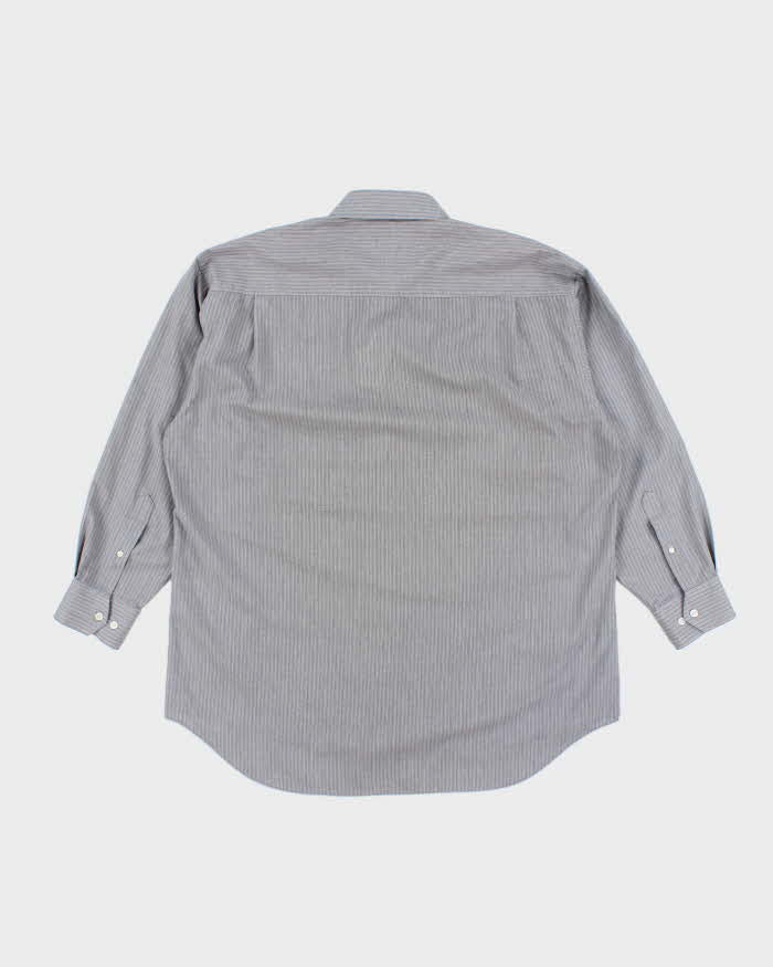 Vintage 90's Christian Dior Striped Long Sleeve Shirt - XL