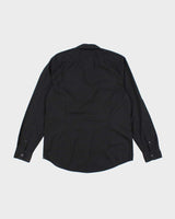 Vintage Y2K Guess Black Plain Long Sleeve Shirt - L