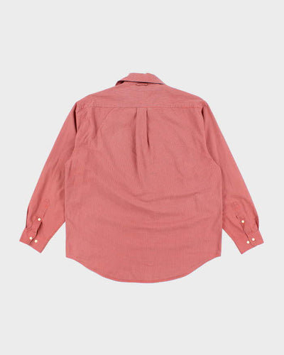 Vintage 90's Tommy Hilfiger Oversized Check Long Sleeve Shirt - M