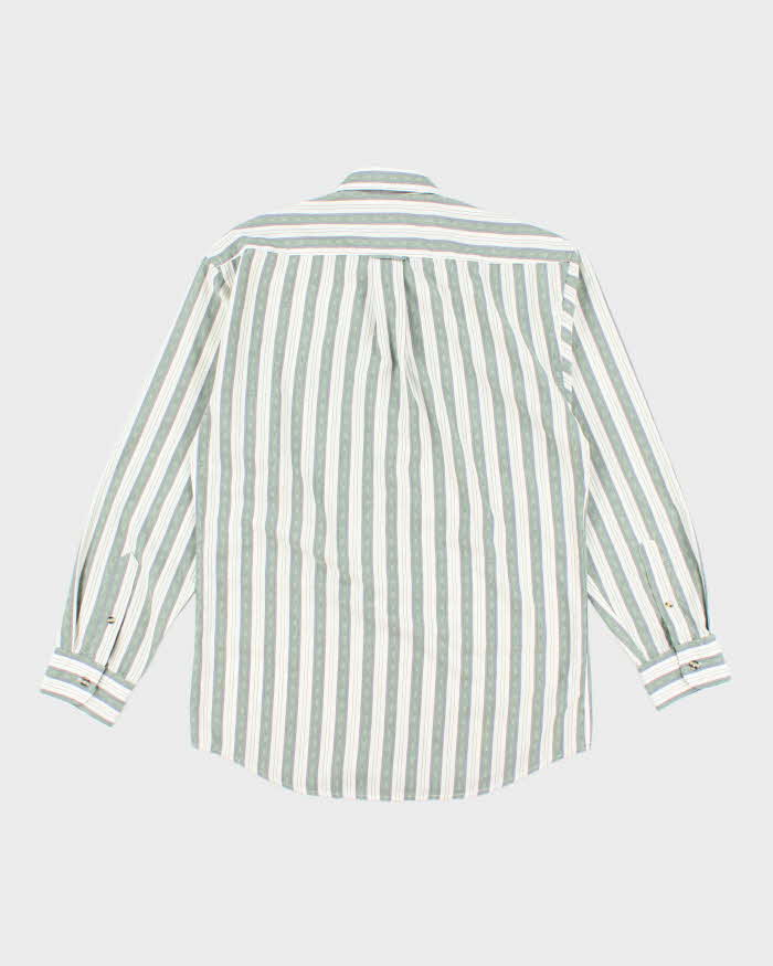 Vintage Christian Dior Striped Long Sleeve Shirt - S