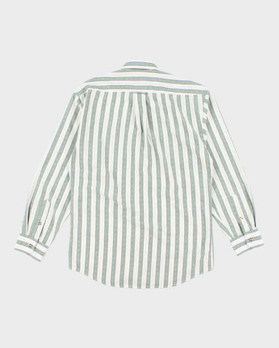 Vintage Christian Dior Striped Long Sleeve Shirt - S