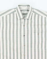 Vintage Christian Dior Striped Long Sleeve Shirt - S