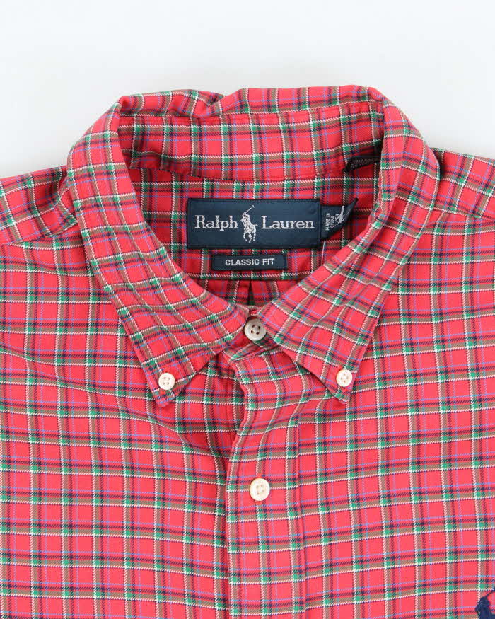 Vintage Ralph Lauren Checked Flannel Shirt - L