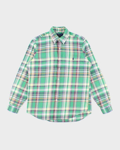 Vintage Y2K Ralph Lauren Patterned Long Sleeve Flannel Shirt - M