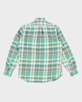 Vintage Y2K Ralph Lauren Patterned Long Sleeve Flannel Shirt - M