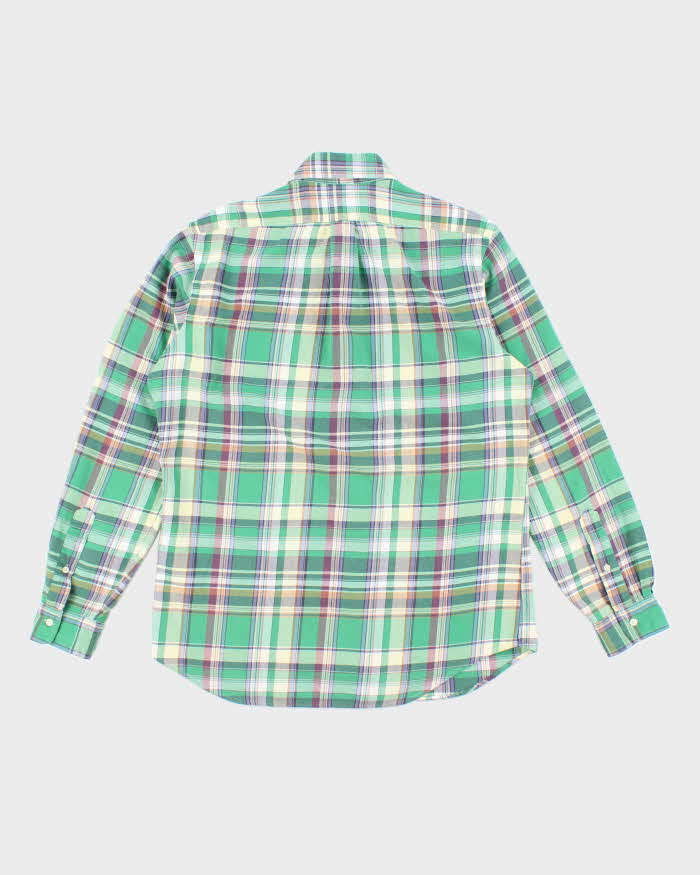 Vintage Y2K Ralph Lauren Patterned Long Sleeve Flannel Shirt - M