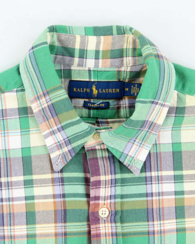 Vintage Y2K Ralph Lauren Patterned Long Sleeve Flannel Shirt - M